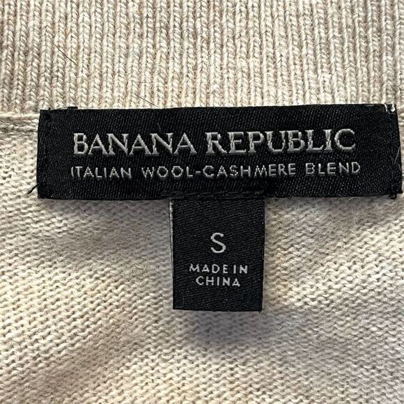 Banana Republic Women's Sweater Wool-Cashmere Blend Pullover Earthy S Crewneck - Picture 7 of 8